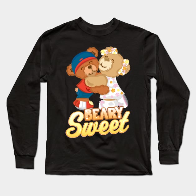 Beary Sweet Long Sleeve T-Shirt by GraphicsGarageProject